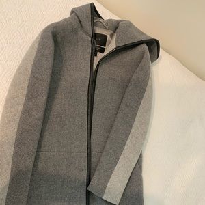 J. Crew Stadium Cloth Hooded Coat | Sz 00